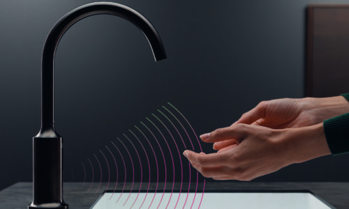 Touch-free taps for hands-free hygiene